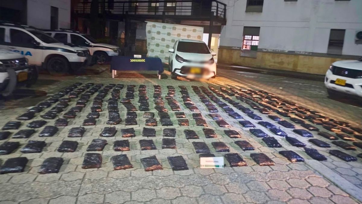 Iba cargado: Tenía más de 100 kilos de marihuana en el barrio Paris de Bello