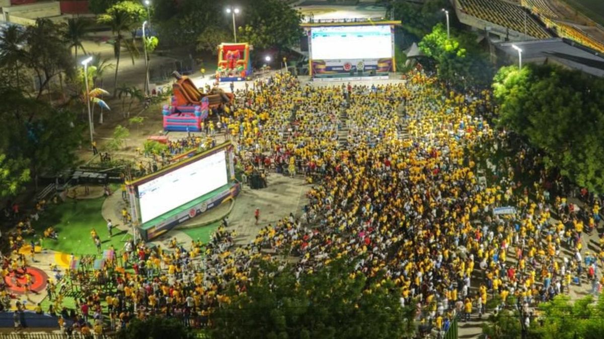 Pantallas Gigantes en Cartagena para ver el partido de Colombia