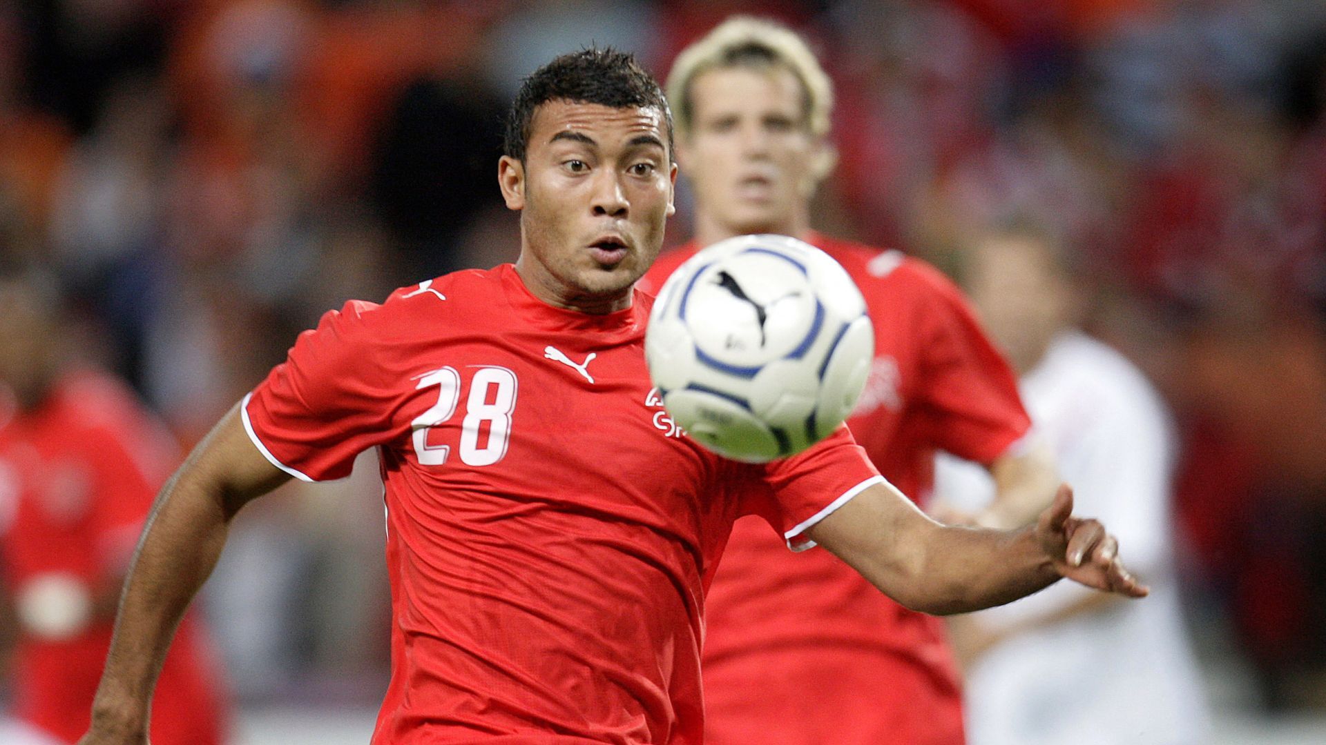 Johan Vonlanthen con la selección Suiza