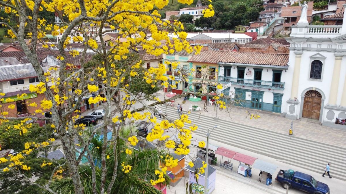 Panorámica de Titiribí, suroeste de Antioquia