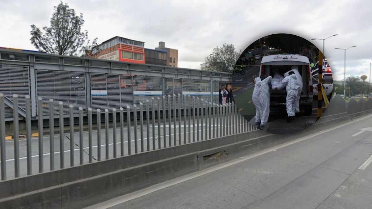 Estación de TransMilenio de Venecia y levantamiento de cuerpo