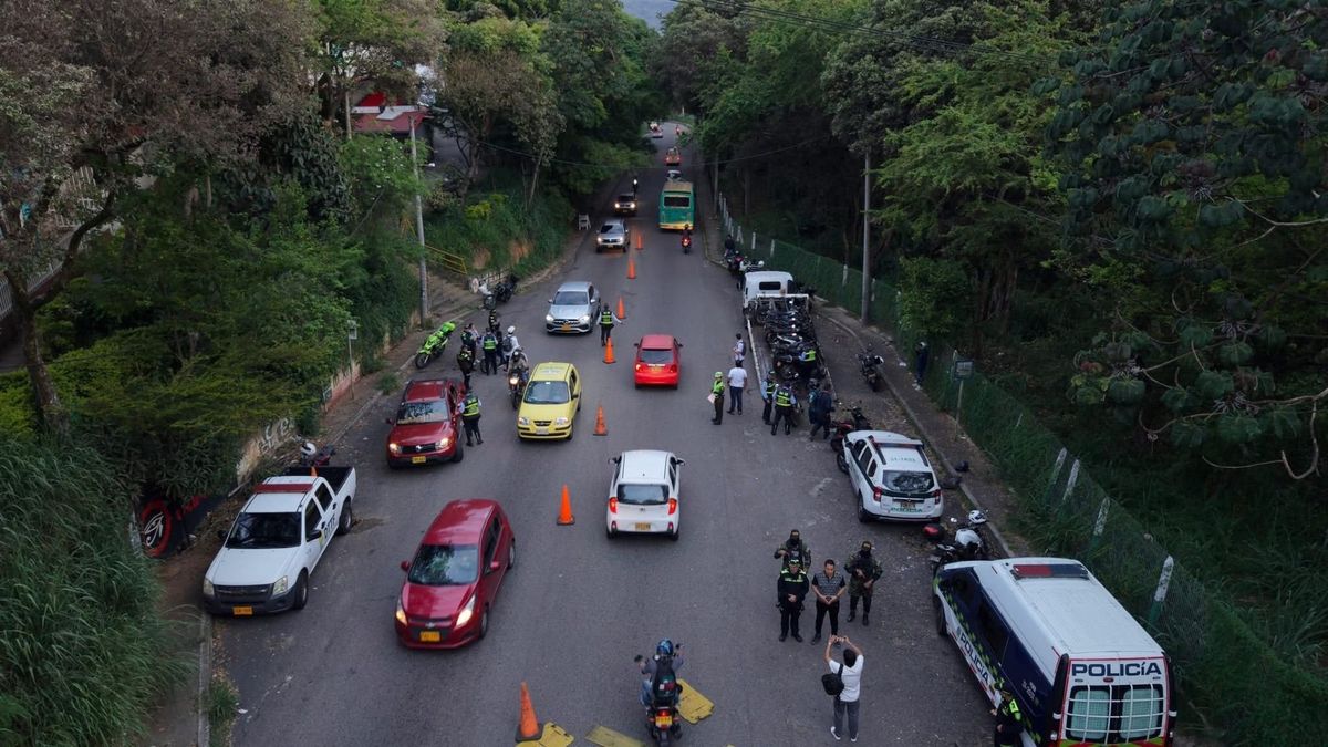 Controles de tránsito en Floridablanca