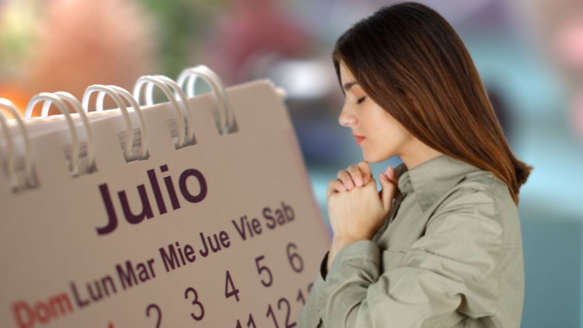 Calendario (festivo) - mujer orando