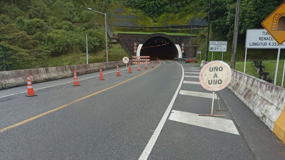 Túnel de la vía al Llano