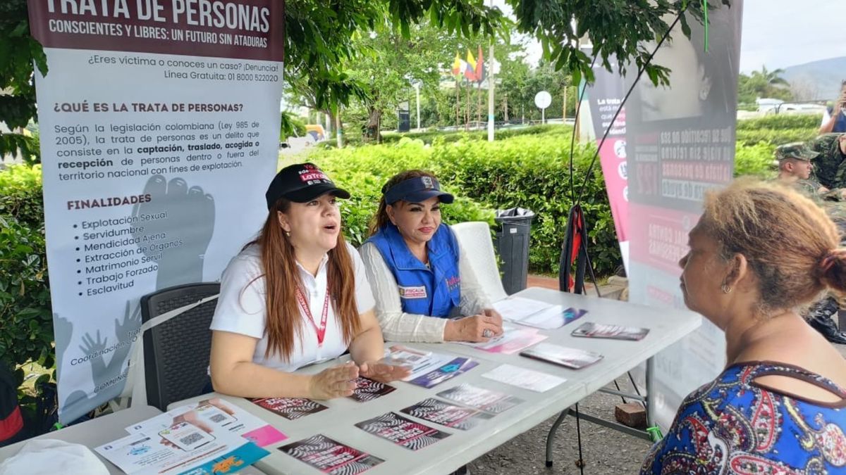 Actividades contra la trata de personas en Norte de Santander