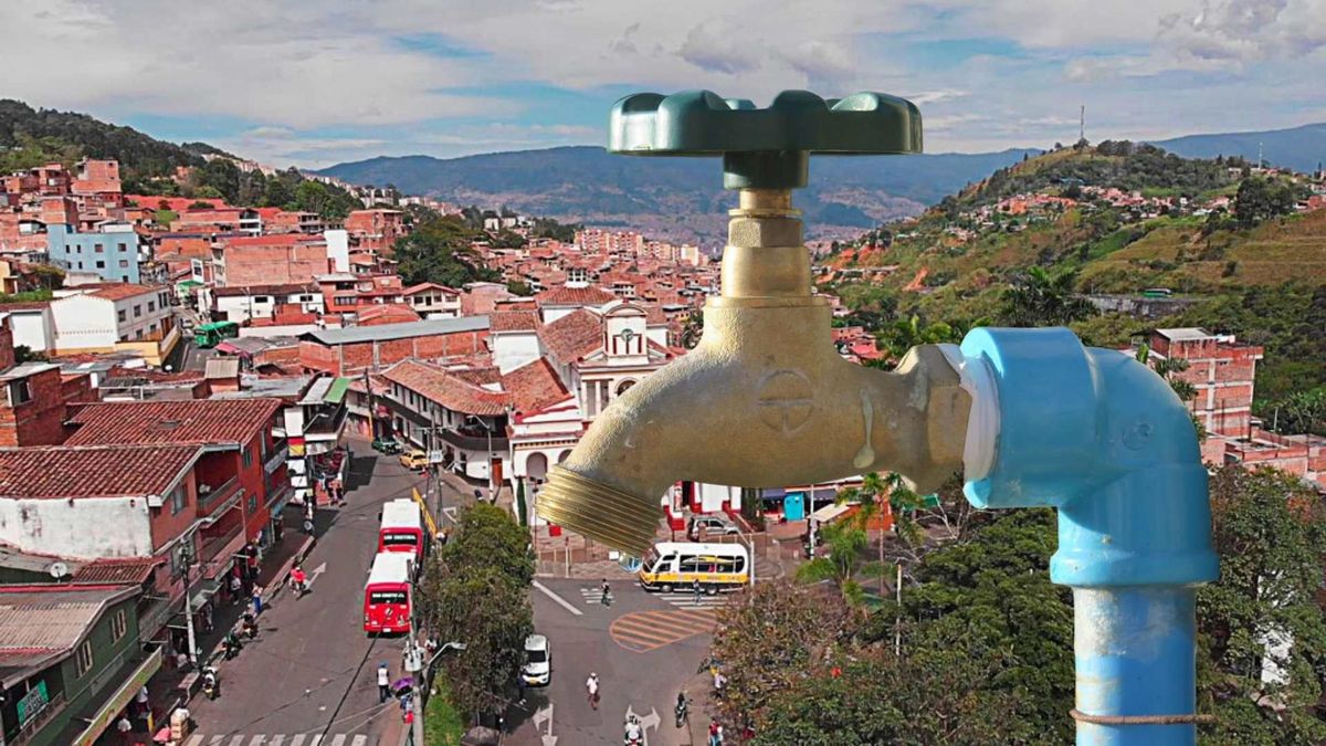 Cortes de agua en el Valle de Aburrá, desde el 10 hasta el 14 de julio de 2026.