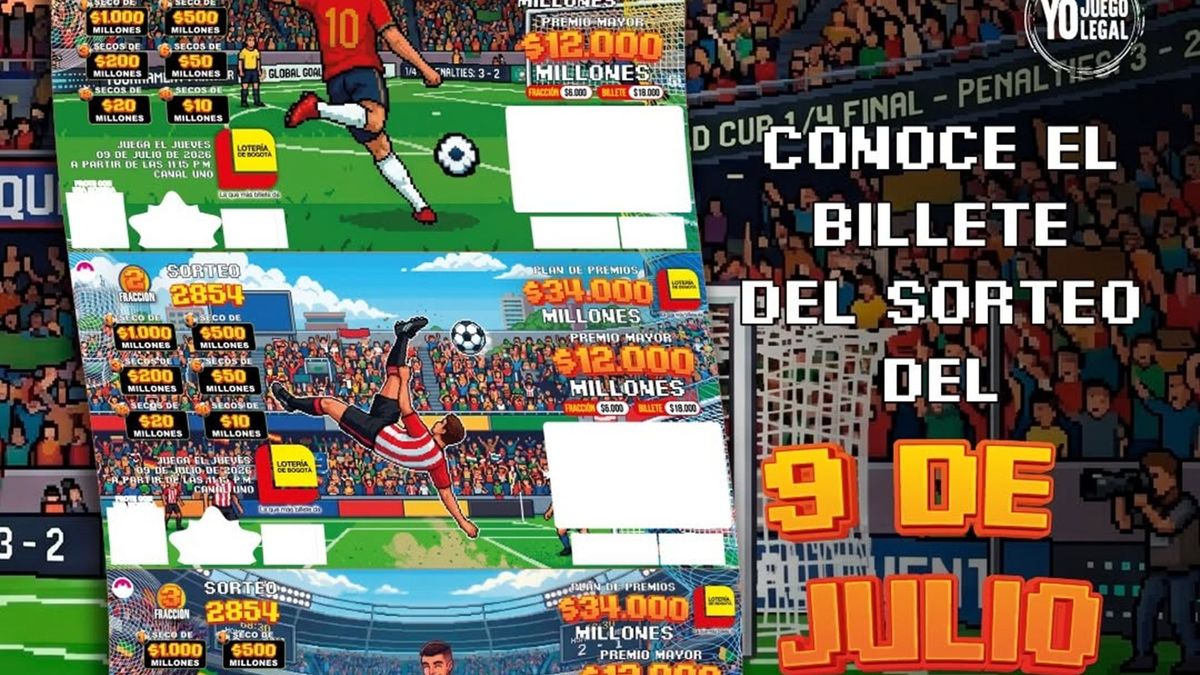 Lotería de Bogotá julio 9 2026