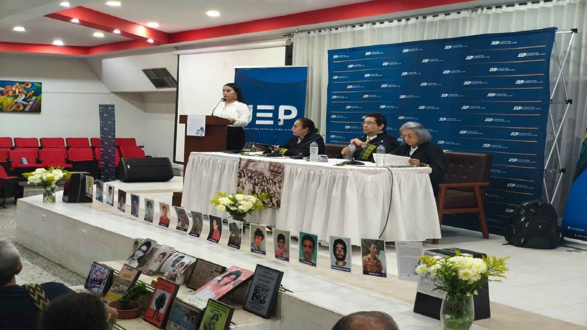 Acto memoria JEP en Neiva
