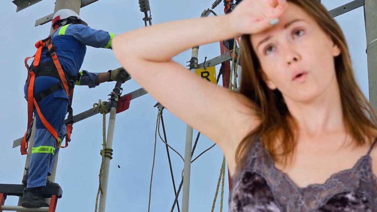 Técnicos de Air-e - mujer con calor