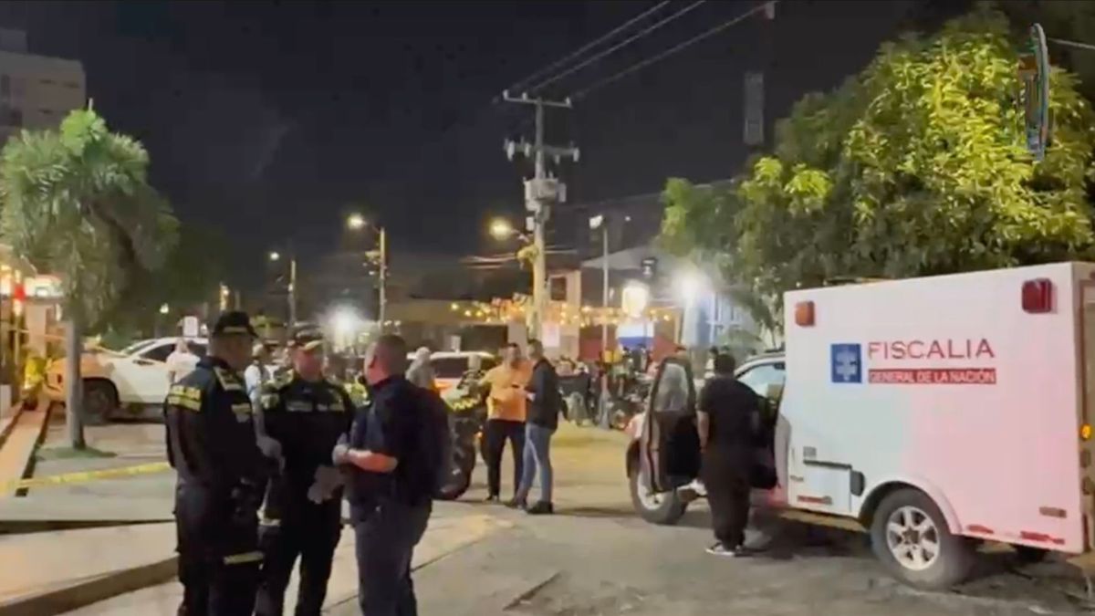 Escena del crimen de suboficial en Montería