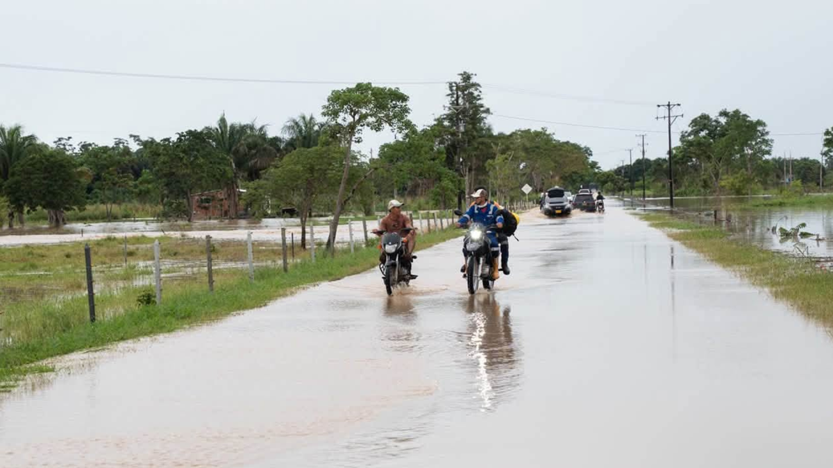 Lluvias inundaron a Arauca y Casanare