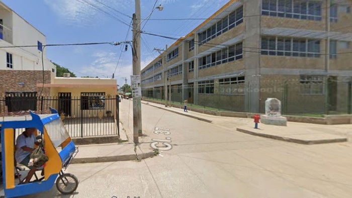 Sector Ricaurte del barrio Olaya Herrera en Cartagena - imagen de referencia en cercanías a la I. E. San Felipe Neri
