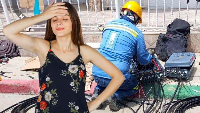 Técnico de Afinia - mujer con calor
