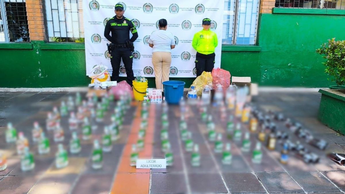 Licor adulterado en Medellín.