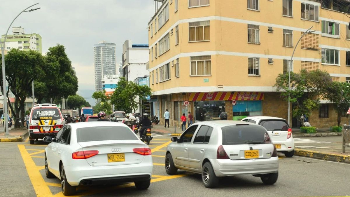 Vehículos en vías de Bucaramanga