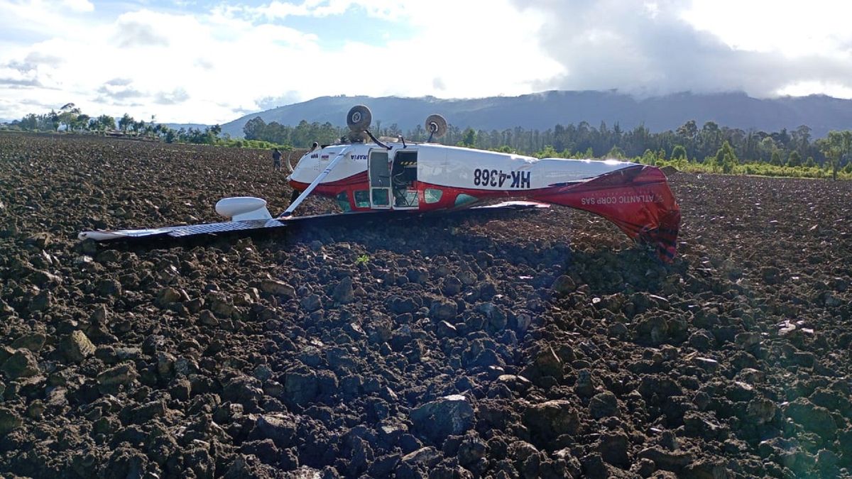 Accidente avioneta Gachancipá