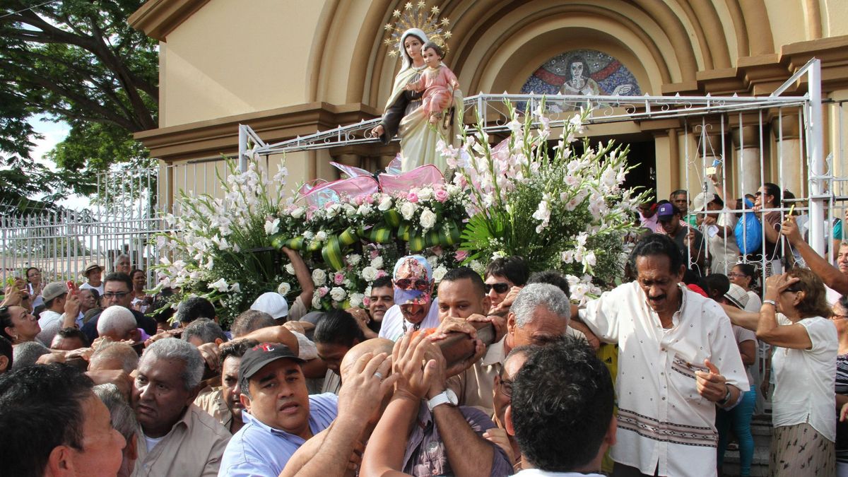 Procesión de la Virgen del Carmen en Barranquilla
