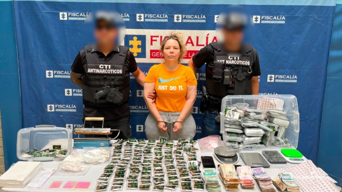 Mujer judicializada en Medellín.