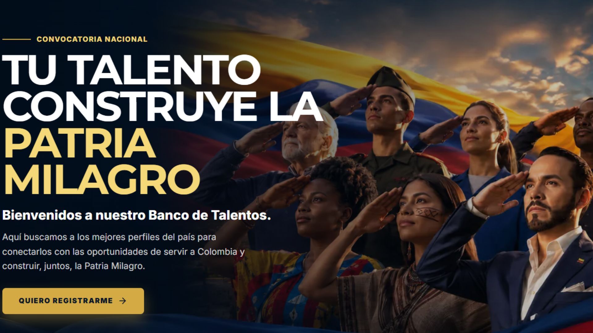 ¿Cómo inscribirse al Banco Nacional de Talentos de la Patria Milagro?