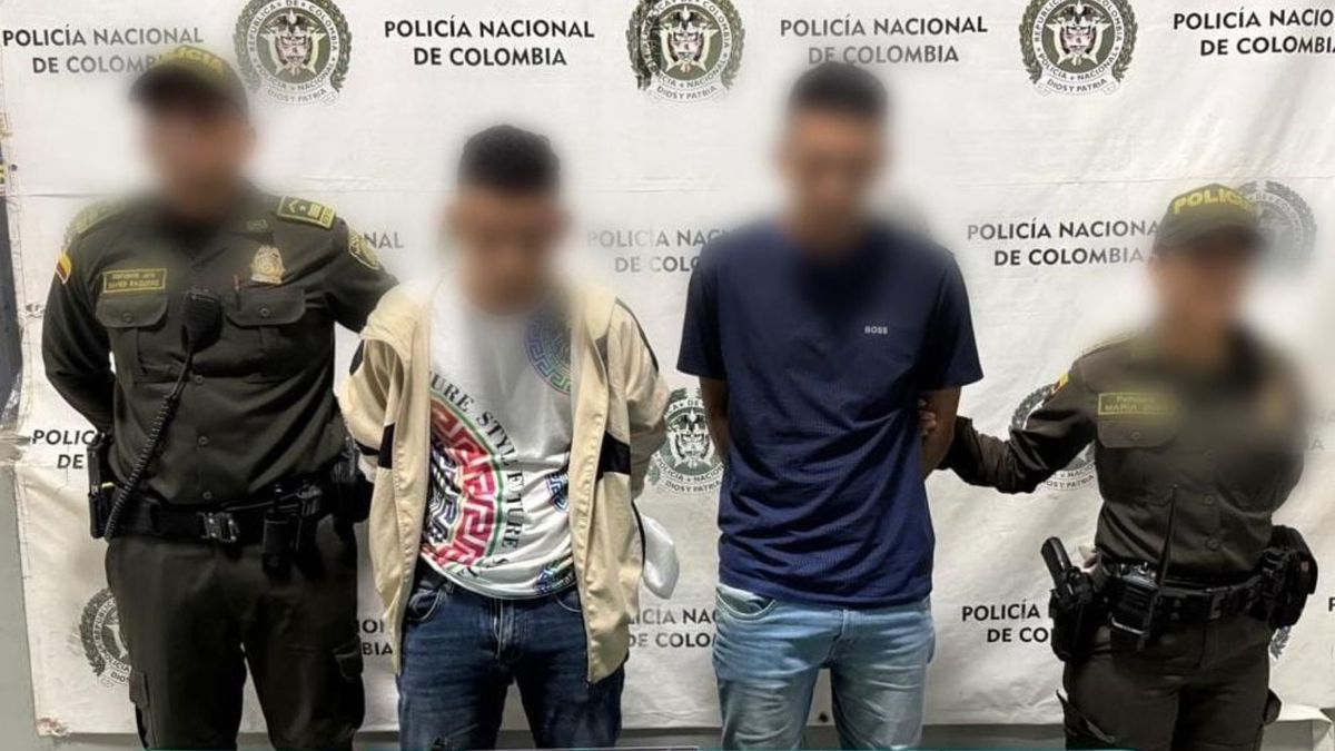 Capturados con arma de fuego