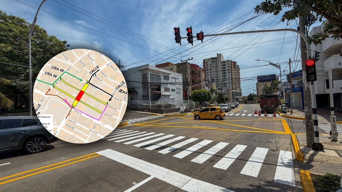 Barranquilla cierre en la calle 72