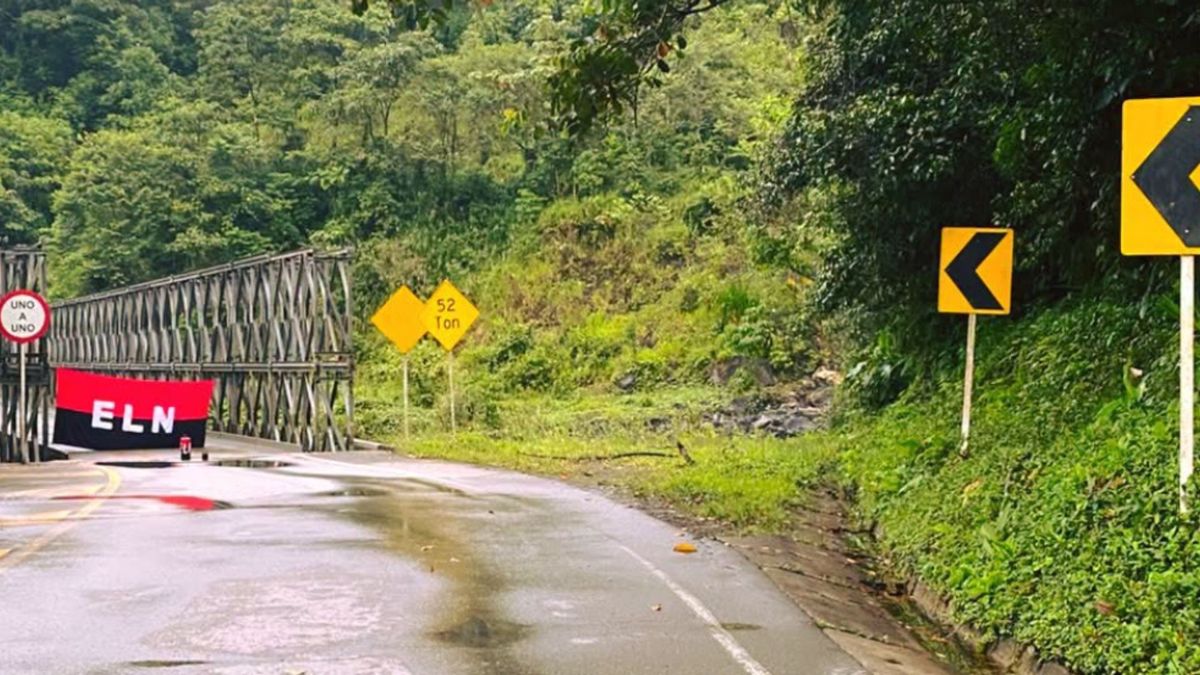 Alerta en la vía al Cusiana por bandera del ELN