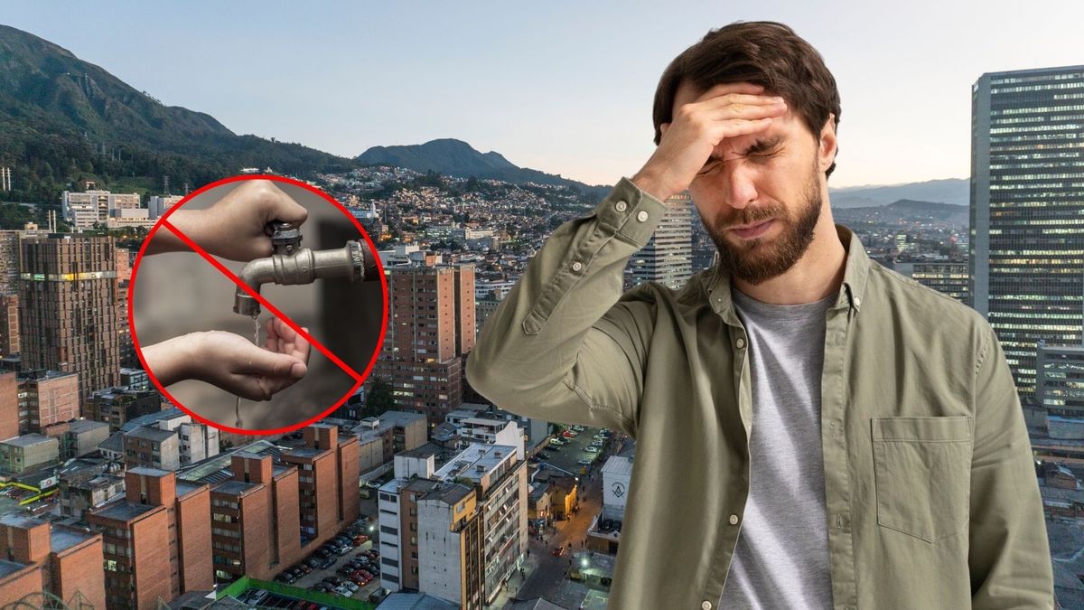 Cortes de agua programados en Bogotá del 21 al 23 de julio