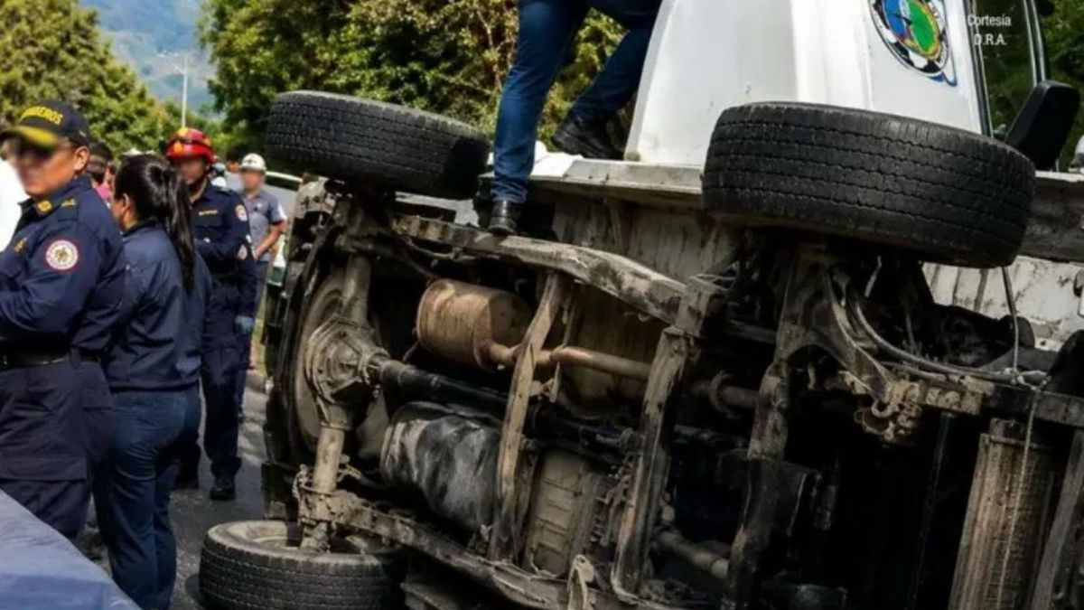 Escena del accidente