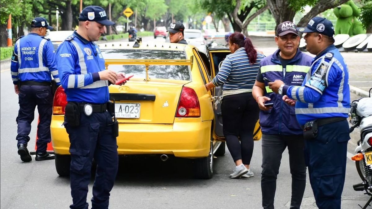 Controles de tránsito en Cúcuta, Norte de Santander