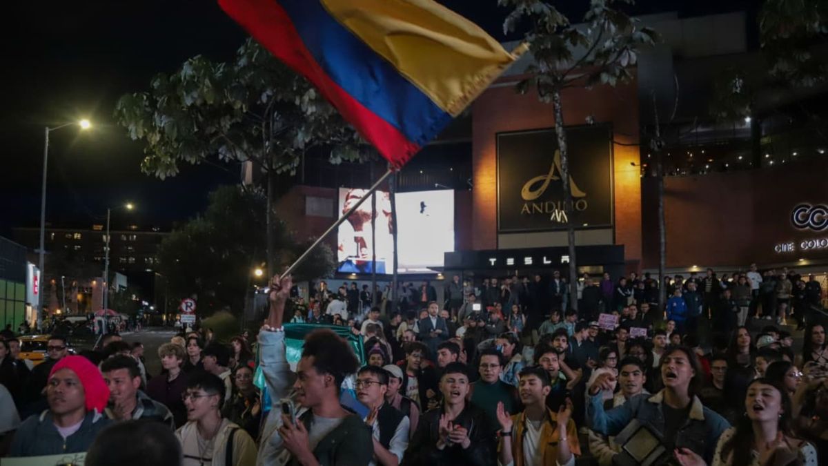 Protesta en el Andino este miércoles