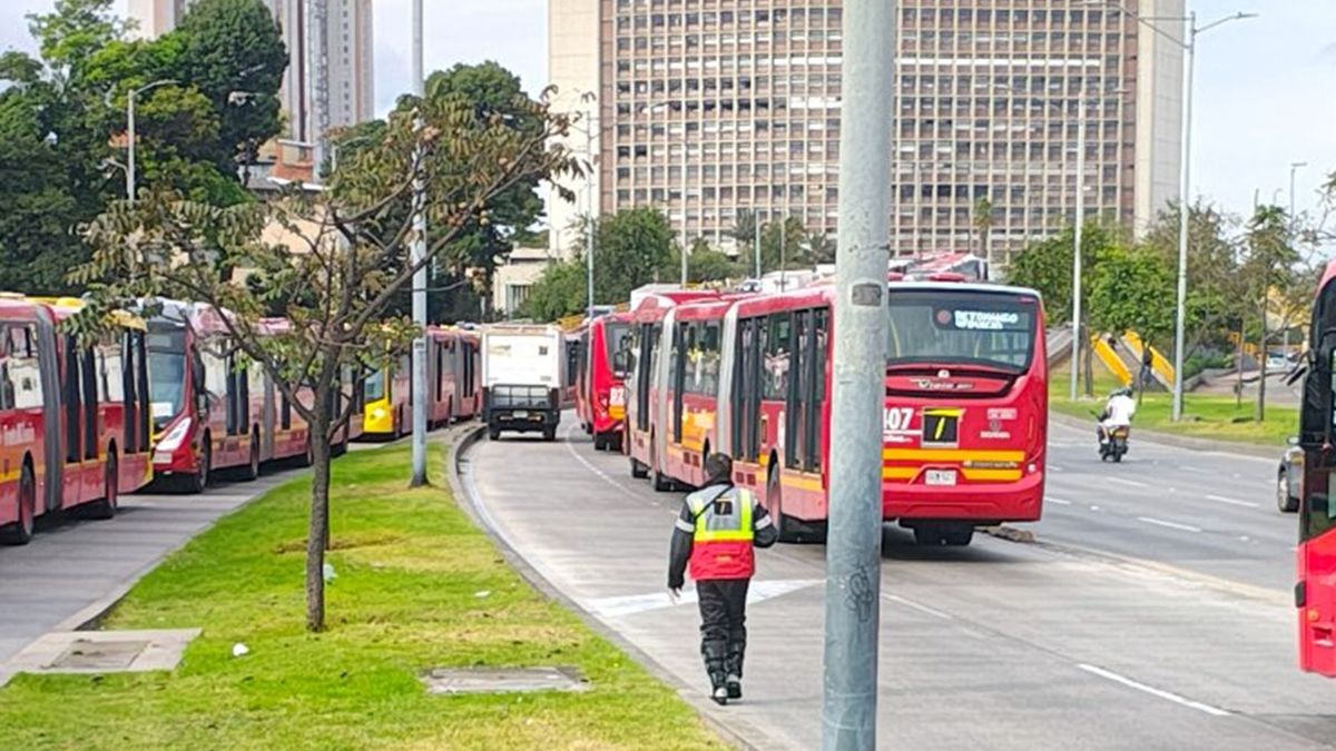 Trancones Transmilenio julio 23