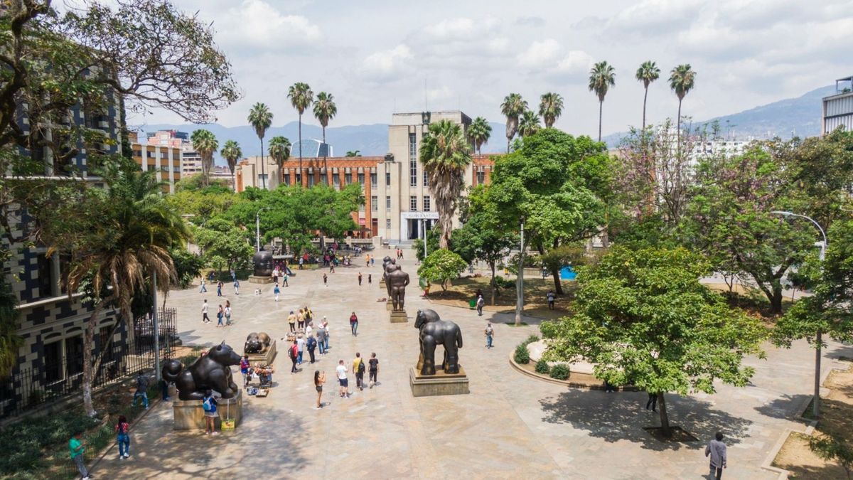 Panorámica del centro de Medellin