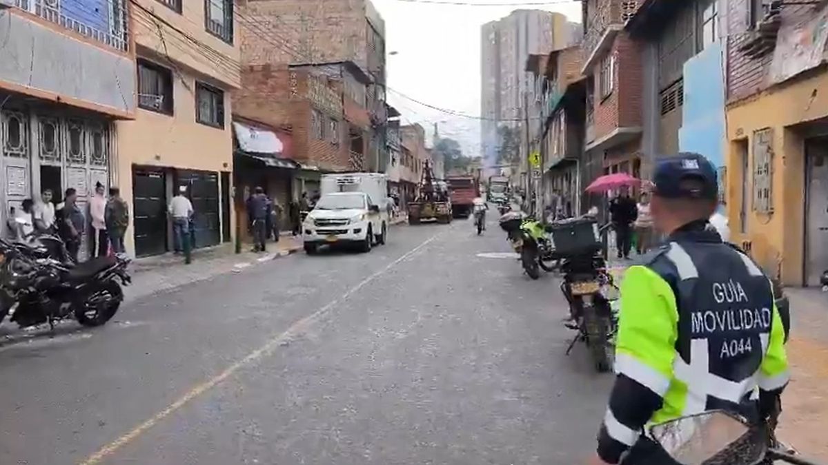 Accidente embarazada en moto Tunjuelito