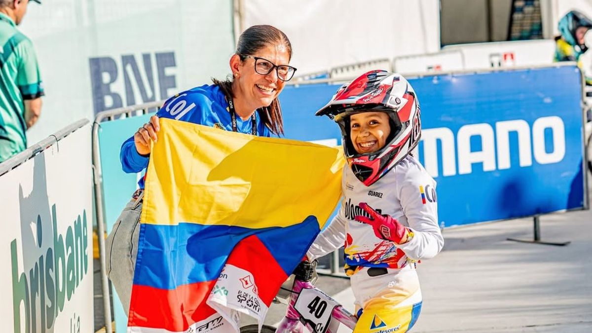 Sophia Larrota, campeona mundial de BMX (8 años)