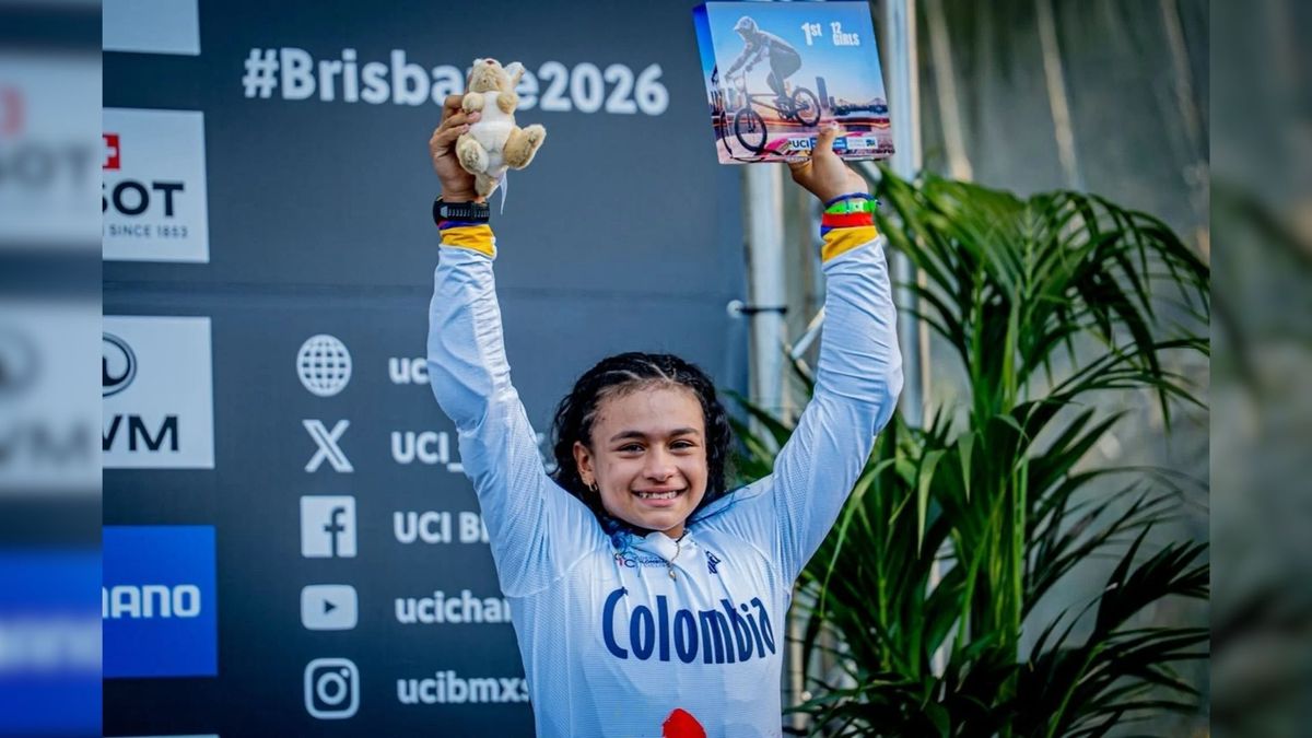 Camila de la Hoz campeona mundial de BMX en la categoría de 12 años