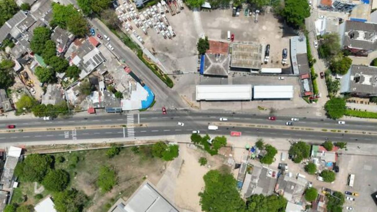 Vías principales del sur de Cartagena