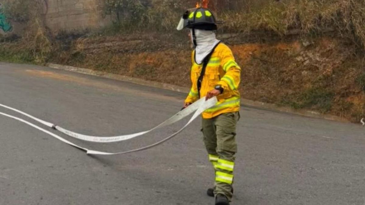 Incendio en Medellín.