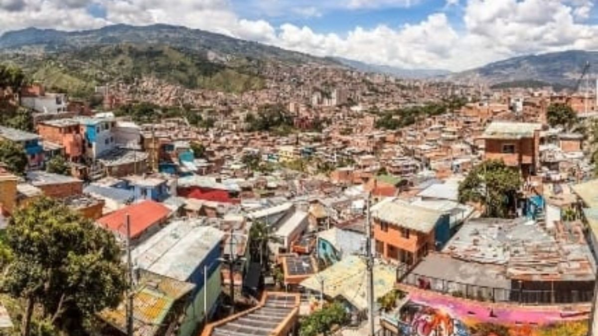 Panorámica de la comuna 13 de Medellín