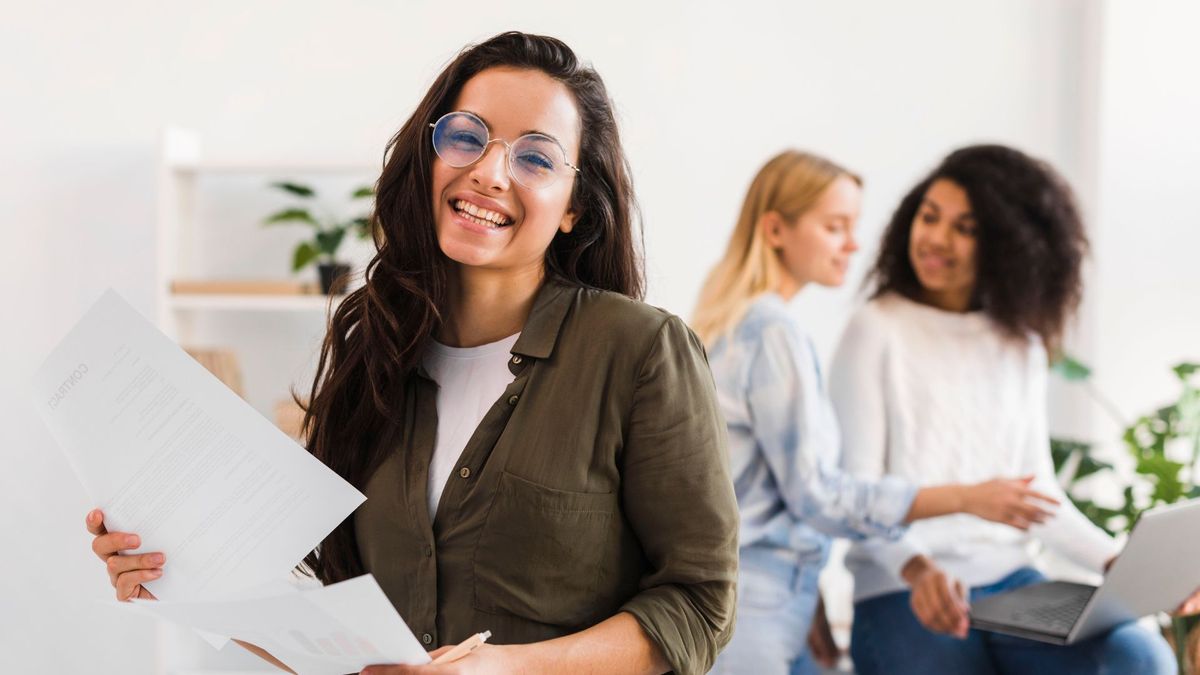 Mujeres candidatas a un trabajo