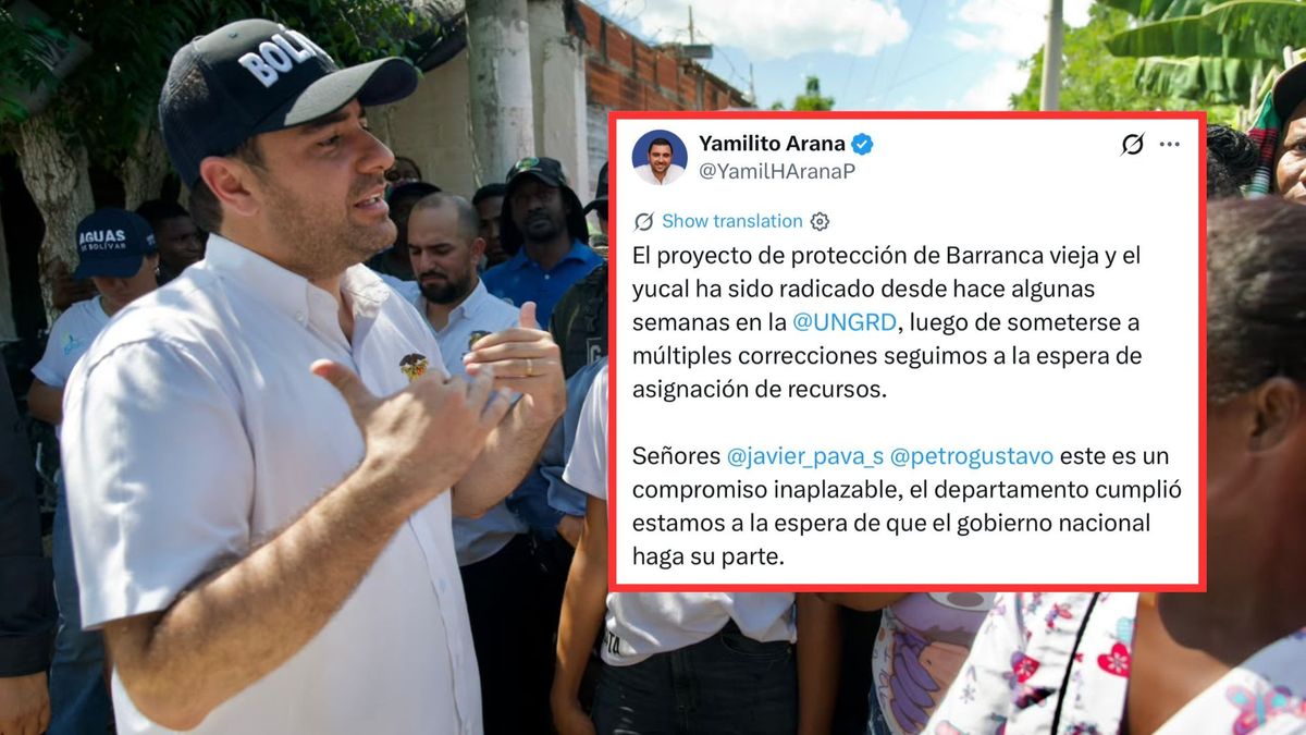 Solicitud del gobernador Yamil Arana para intervenir vía en Bolívar