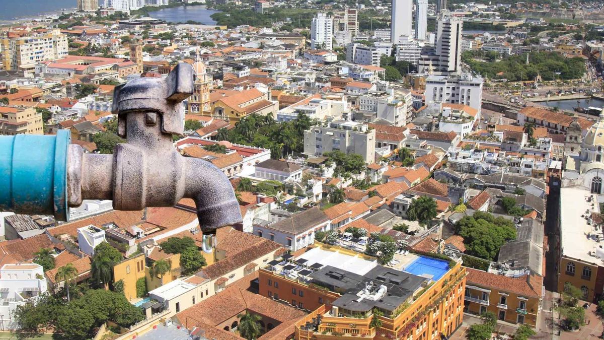 Cortes de agua en Cartagena, 29 de julio de 2026.