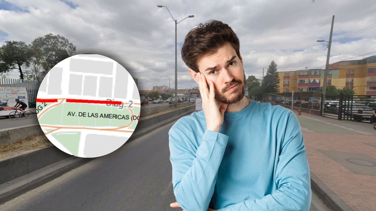 Cierre vial en la avenida Américas