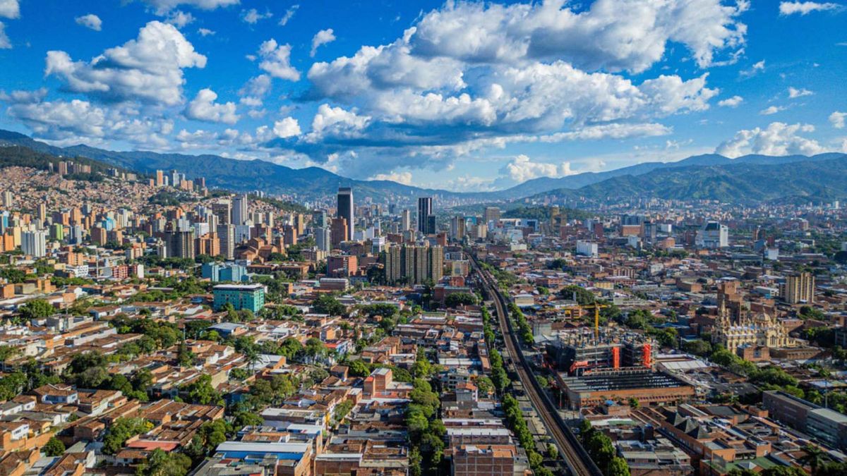 Panorámica de Medellín.