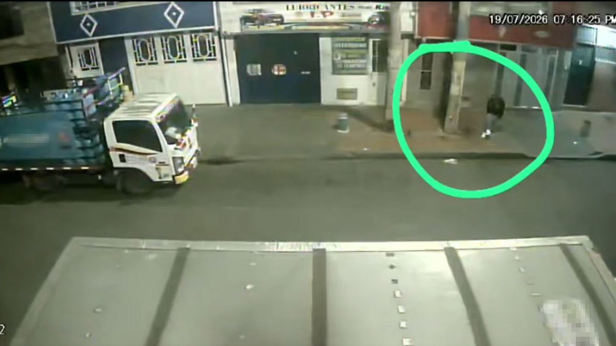 Robo de camión de gas en Bogotá.