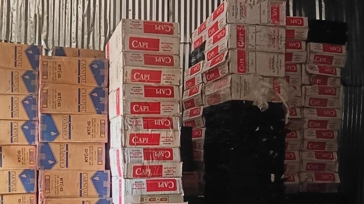Incautacion de cajetillas en Medellin