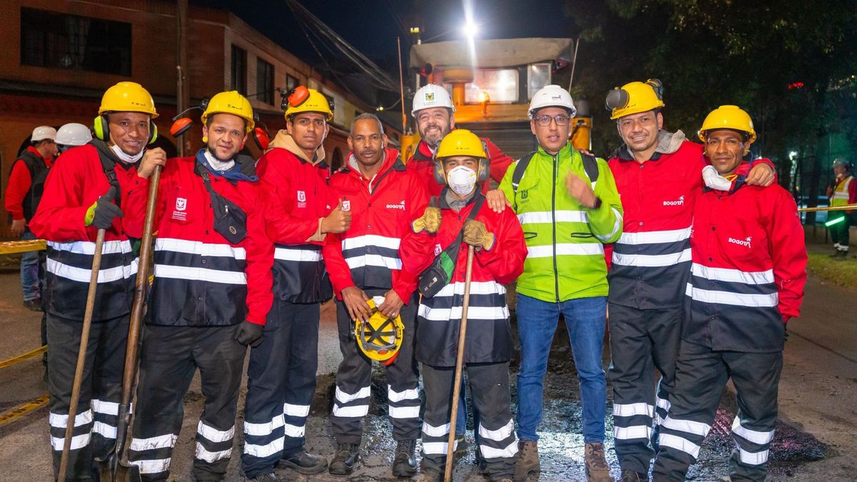 Galán arregla vías en barrios de Suba, Engativá y Usaquén