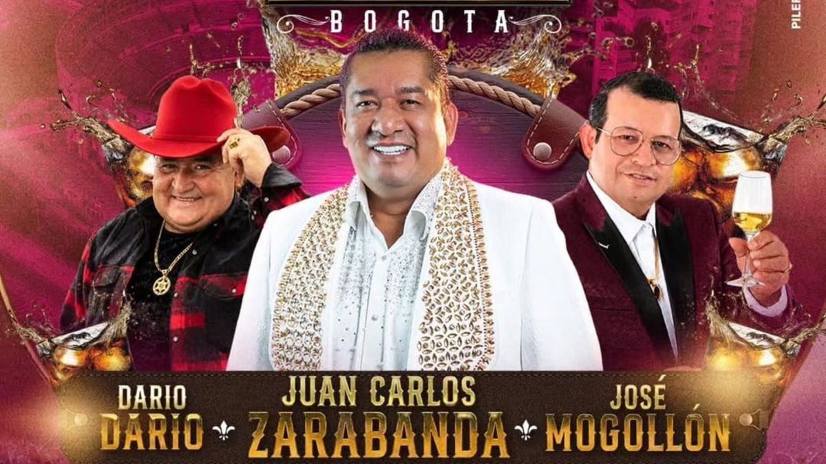 José Mogollón, Zarabanda y Darío Darío en Bogotá 2026
