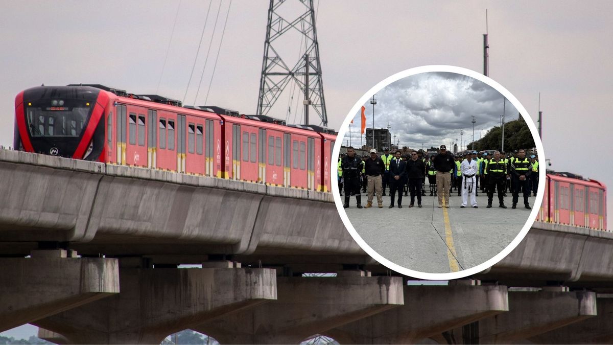 Metro de Bogotá y personal de seguridad