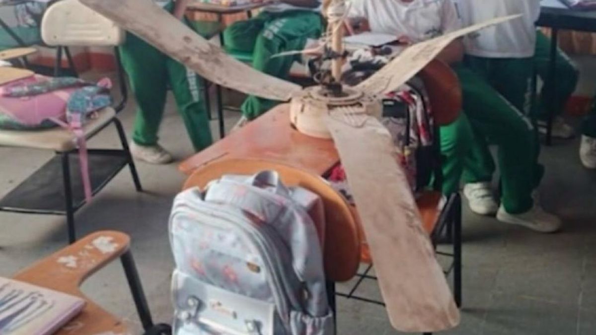 Accidente con ventilador.