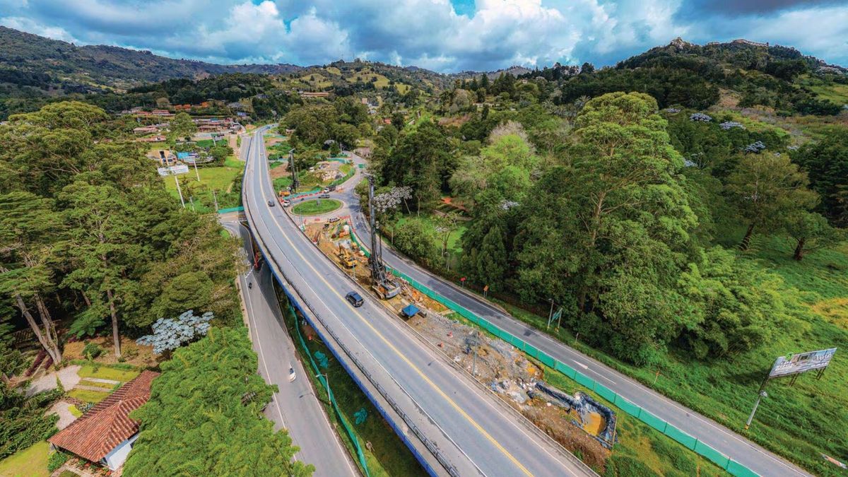 Vías departamento de Antioquia.